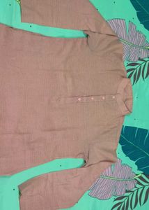 Men's Casual Kurta with White Salwar