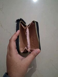 Stylish Black Studded Wallet
