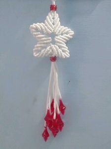 Macrame Star Ornament
