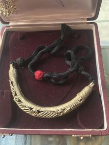 Dokra Necklace with Kashmiri zumkha