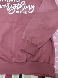 Cozy Rose Pink Sweatshirt