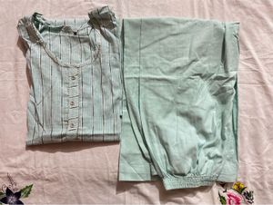 Cotton Kurta Plazo Set