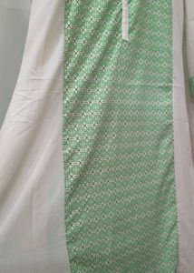 Women's White &amp; Green printed Kurta