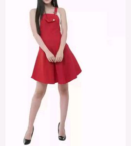 A Red Colour Dungree