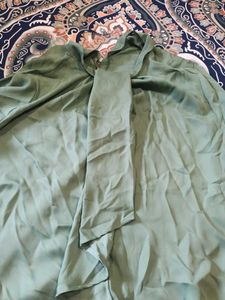Elegant Sage Green Bow Top