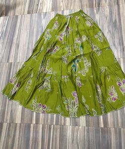 Floral Long Skirt