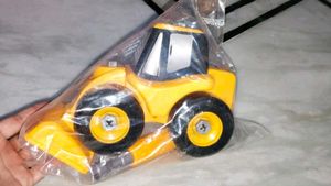 Yellow Construction Truck Toy with Screwdriver