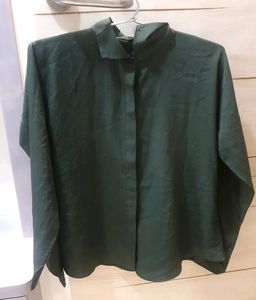 M SIZE 34 Bust Olive Formal Shirt