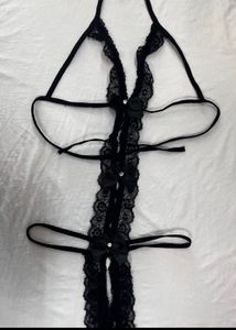 Lace Thong Up to down one piece lingerie
