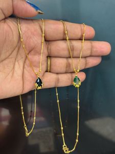 Elegant Gold Necklaces with Gemstone Pendants