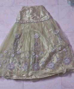 Elegant Pastel Green Lahenga Choli ..!!