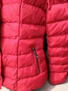 Imported Red Puffer Jacket For Women's