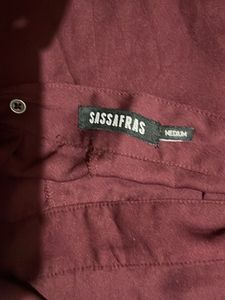 Maroon Wide Leg Jumpsuit