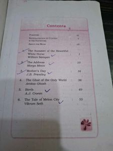 English and Commercial art book of class 11