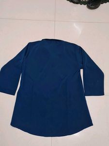 Stylish Blue Collared Shirt