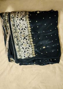 Elegant Black saree