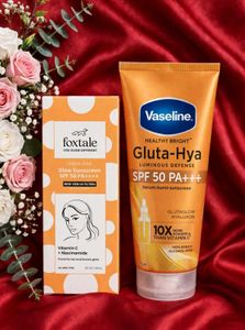 Vaseline & Foxtale Sunscreen Combo