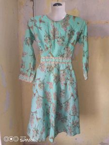 Beautiful Floral Print Gown