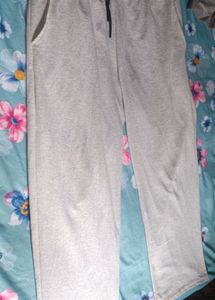 Comfortable Grey Wide-Leg Sweatpants