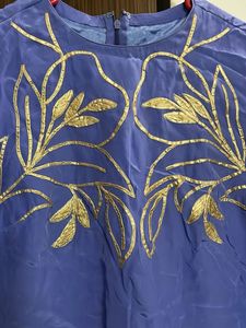 Kurta 3 pc set with Gold Embellishmen