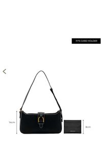 Miraggio Black Maddie Textured Medium Leather