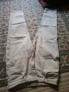 Classic Beige Straight Leg jeans