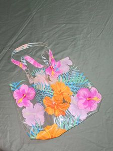 🔻PRICE DROP - H&amp;M Floral Print Transparent Bag