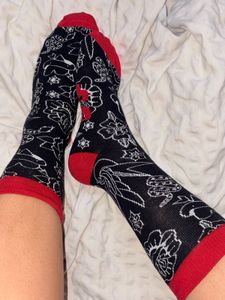 Cool Tattoo Print Gym Socks