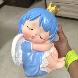 Sleeping Angel Figurine Money Bank - Big