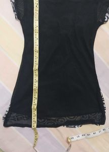 Y2k Black &amp; White Print Dress