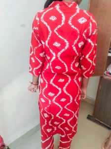 Rayon Material Small Size Kurta Set