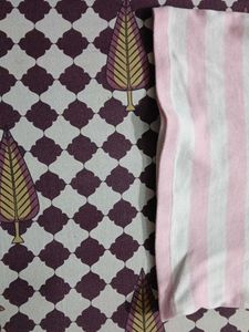 Pink &amp; White Striped Polo Shirt