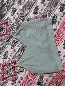 Sage Green Ribbed Tank
