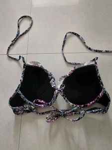 Floral Print Bikini Top