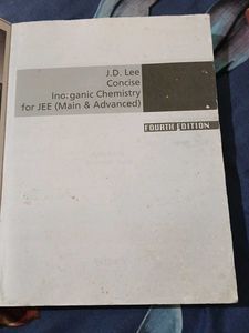 J.D. Lee Concise Inorganic Chemistry for JEE