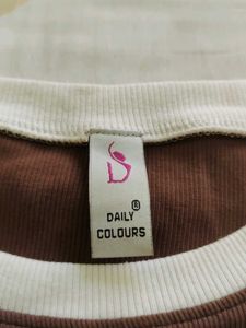 Retro Brown Ringer T-Shirt