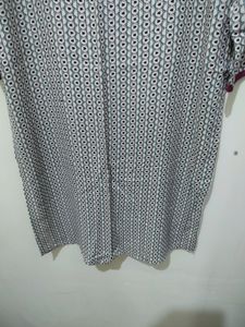 Beige Cream Printed Kurta