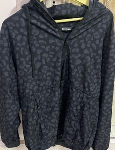 Stylish Leopard Print Hoodie Jacket
