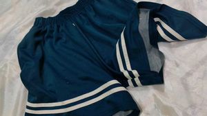Blue Striped Skorts 🩳(Short And Skort)