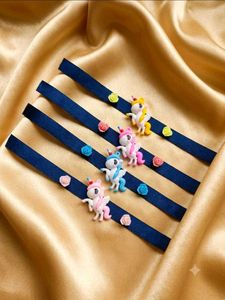 Cute Unicorn Bracelet or Rakhi for Kids
