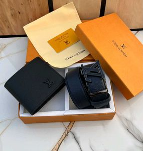 LV HEAVY COMBO BELT+ WALLET FOR MENS WD B0X