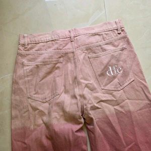 Vintage Pink Gradient Jeans