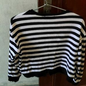 Striped Pullover Sweater
