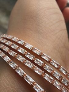 Elegant CZ Rosegold Bangle Set— 4pcs