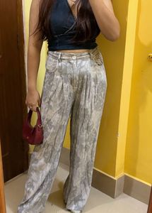 Stylish Printed Wide Leg Pants