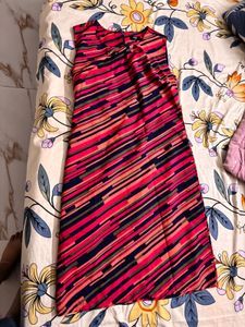 Striped Sleeveless Maxi Dress