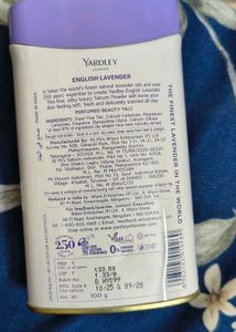 🆕 Yardley English Lavender Perfumed Talc &amp; 3 Soap