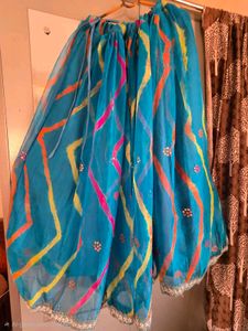 Vibrant Boho Tie-Dye Skirt