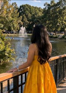 Sunny Yellow Tiered Sundress