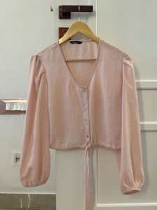 ZUDIO Pink Button-Up Blouse